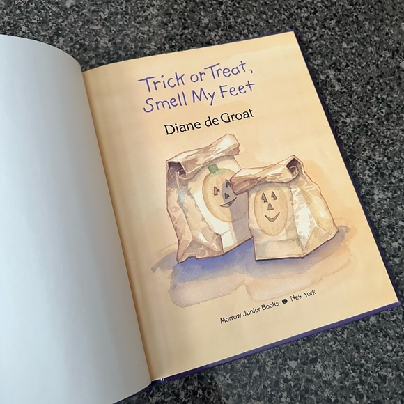 Trick or Treat, Smell My Feet Hardcover Book by Diane DeGroat - Picture 3 of 4